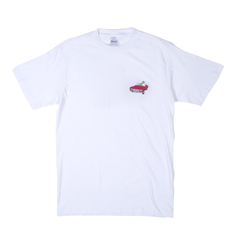 RIPNDIP - Fear & Loathing Men's Tee, White - The Giant Peach