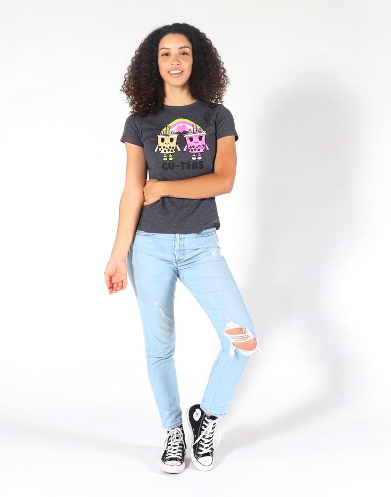 tokidoki - Cu-Teas Women's Tee, Dark Heather Grey