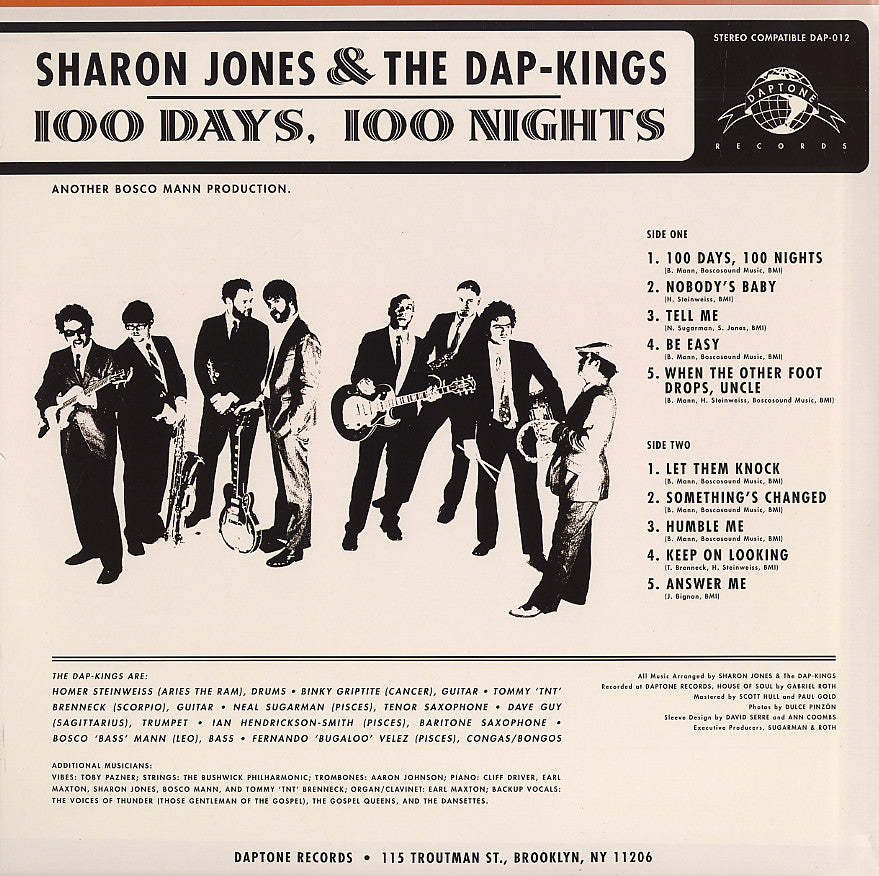 Sharon Jones & The Dap-Kings - 100 Days 100 Nights, LP Vinyl - The Giant Peach