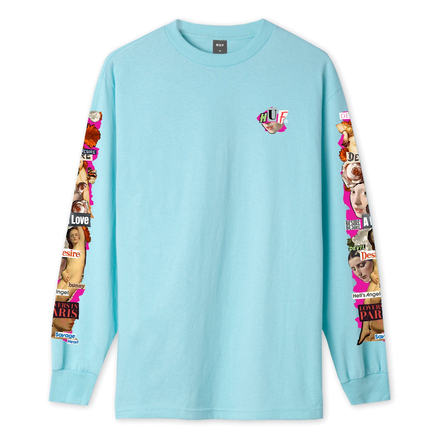 HUF - Desire Men's L/S Tee, Greek Blue