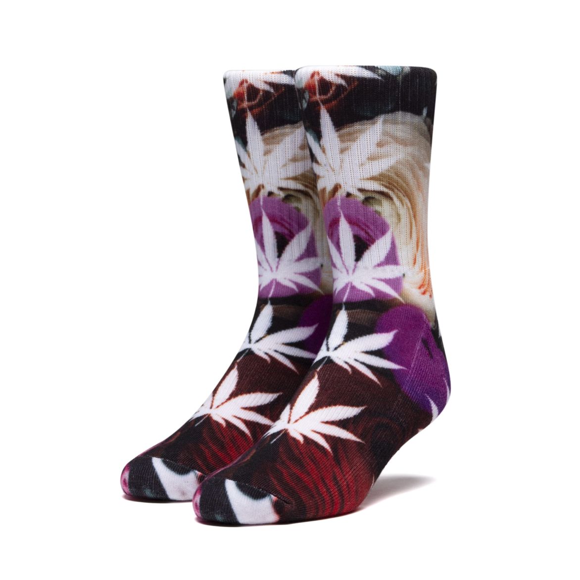 HUF - Digital Plantlife Socks, Plastic Pink