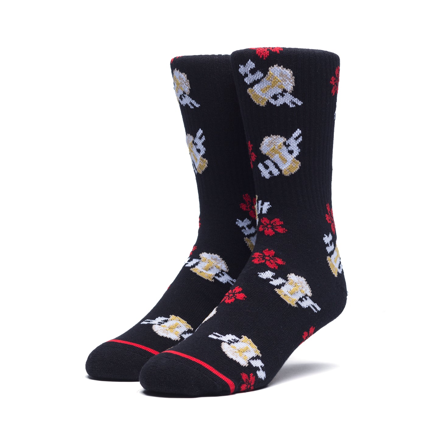 HUF Dive Bar Men's Socks, Black