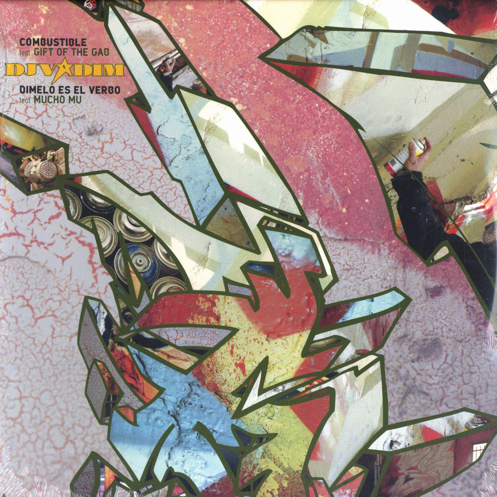 DJ Vadim Featuring Gift Of Gab - Combustible, 12" Vinyl