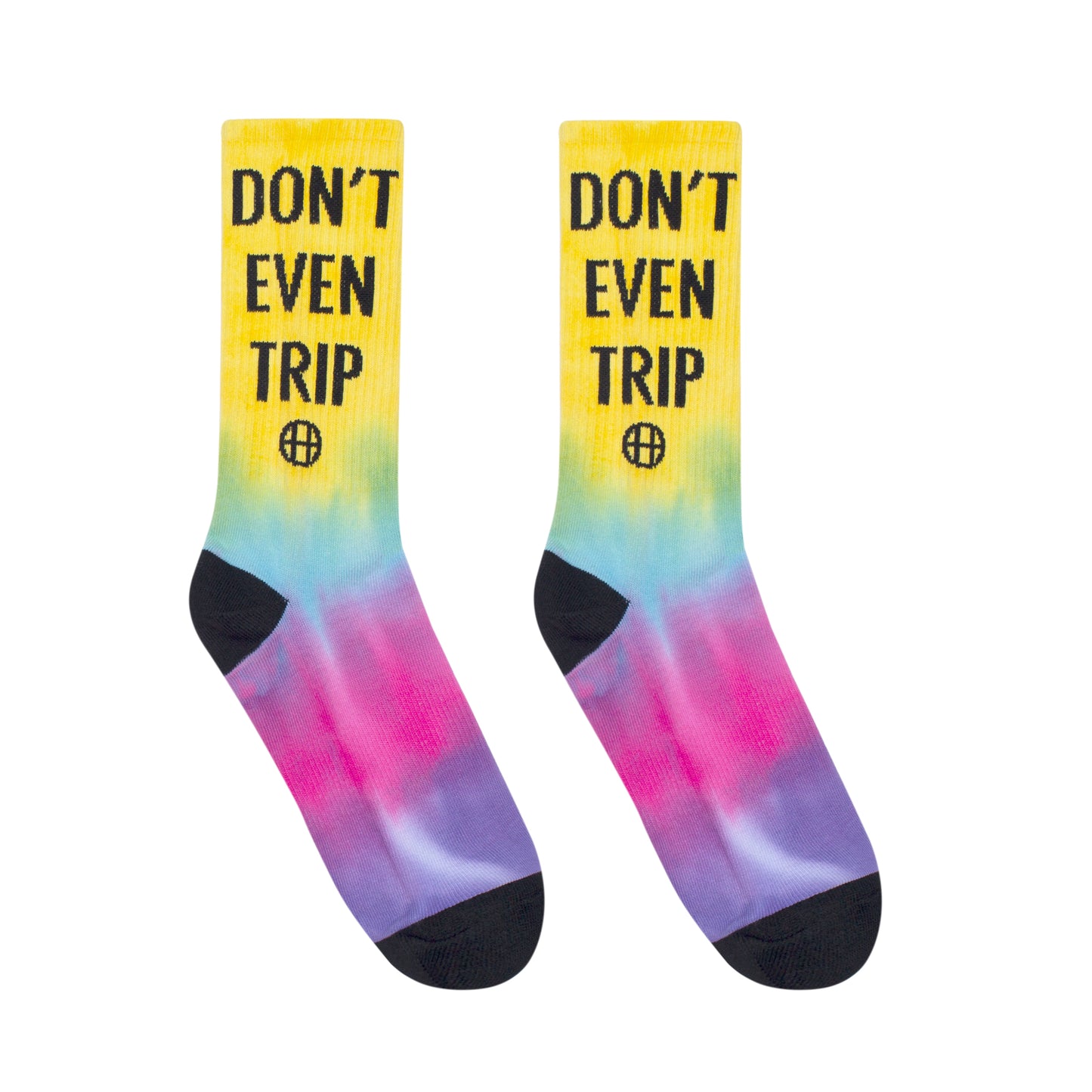 HUF - Don't Trip Socks, Blazing Yellow - The Giant Peach
