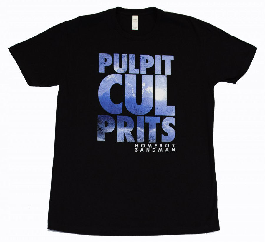 Homeboy Sandman - Pulpit Culprits Men's Tee, Black - The Giant Peach
