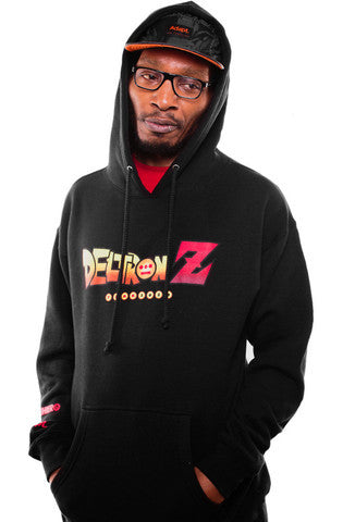 Adapt x Deltron - Deltron-Z Men's Hoodie, Black - The Giant Peach