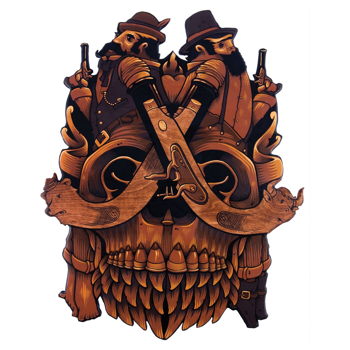 SuperFishal (Jeremy Fish) - Last Duel Men's Shirt, White - The Giant Peach