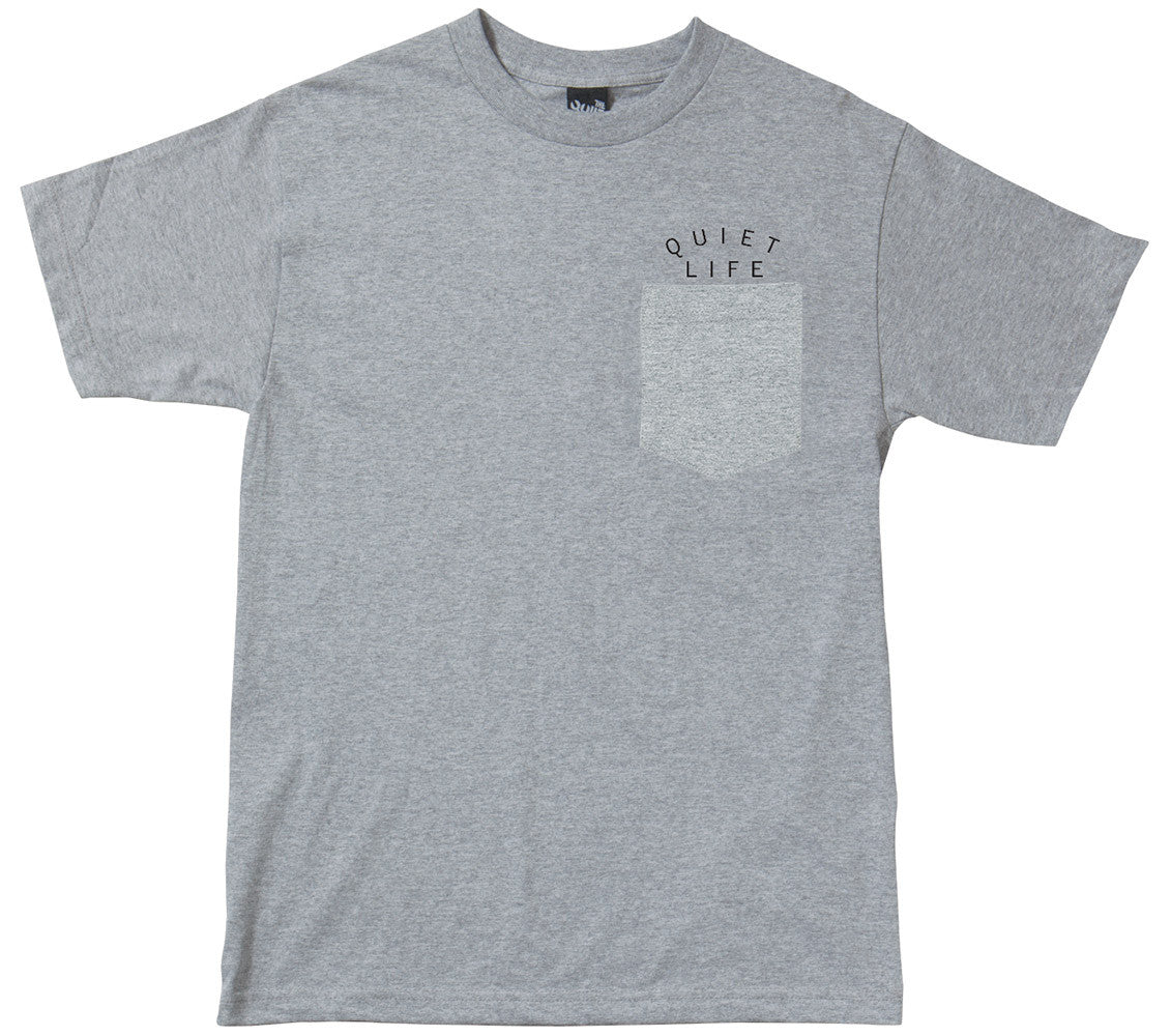 The Quiet Life x Travis Millard - Fudge Dog Men's Shirt, Heather Grey - The Giant Peach