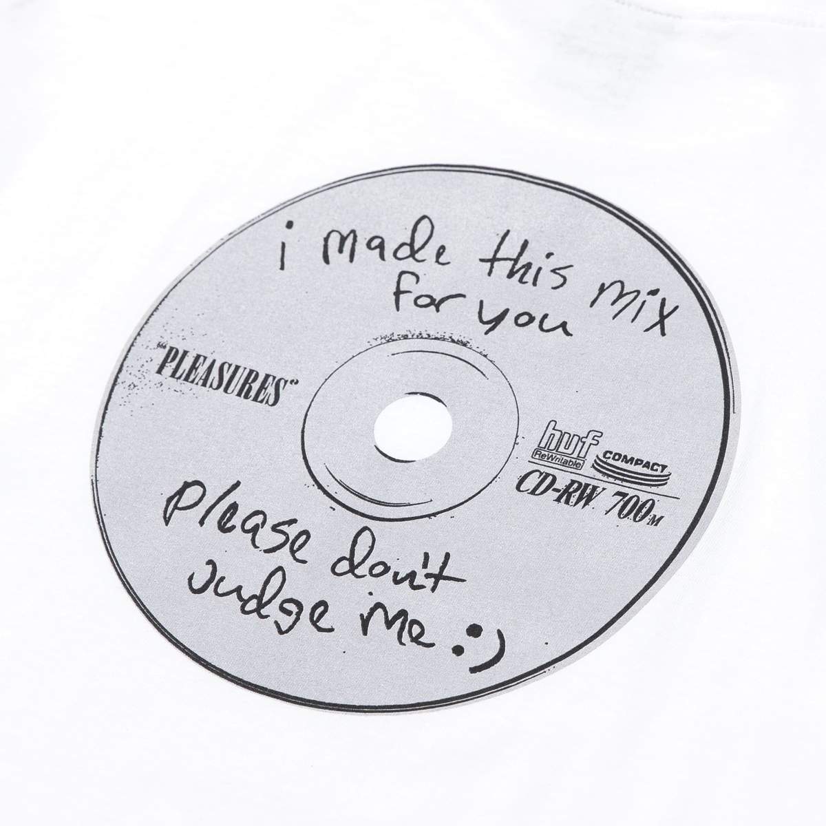 HUF x Pleasures - Head Unit Tee, White