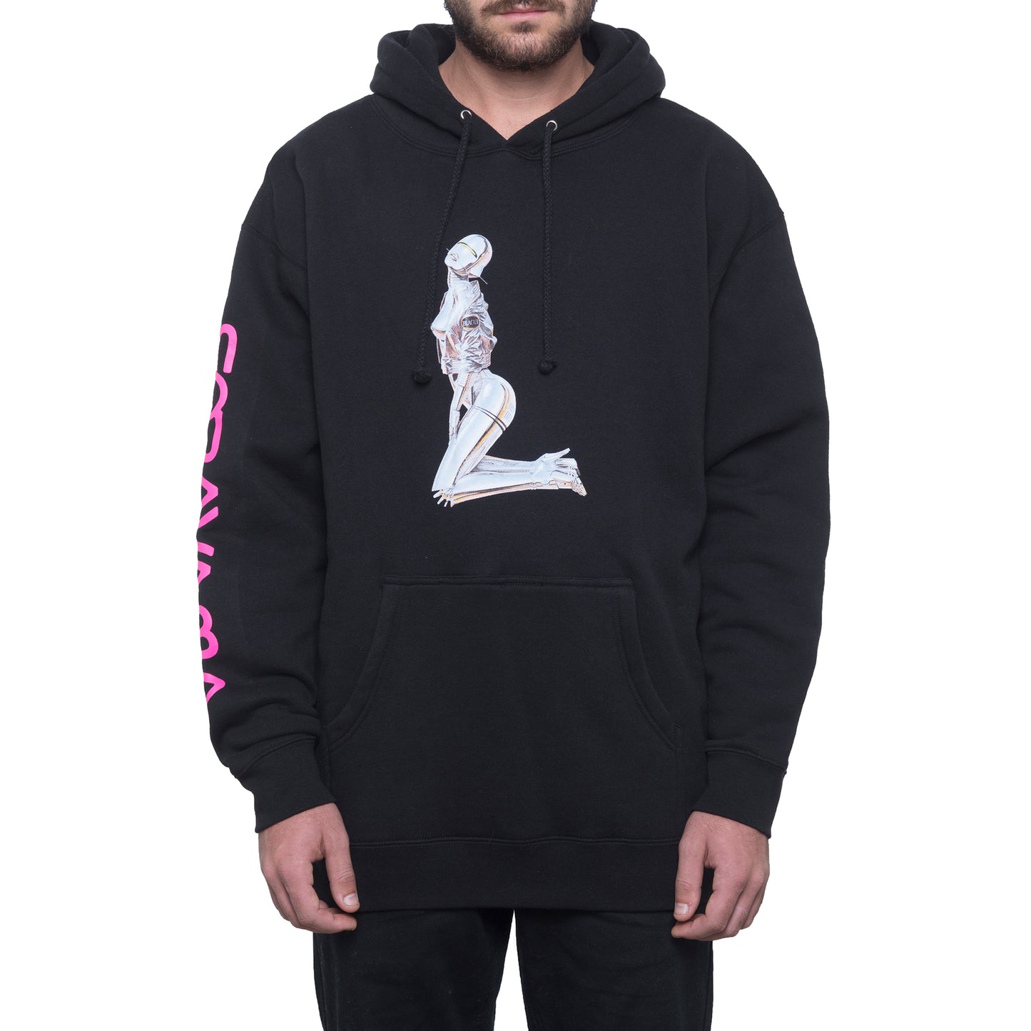 HUF x Sorayama - Men's P/O Hoodie, Black