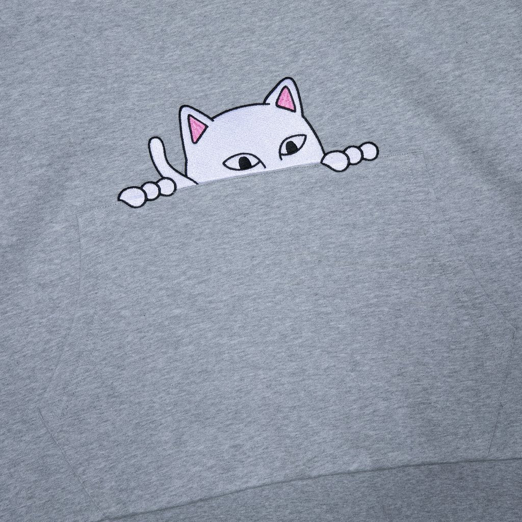 RIPNDIP - Peeking Nermal Men's Hoodie, Heather Grey