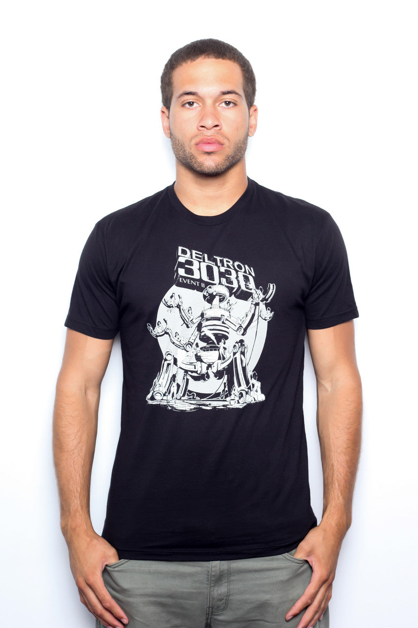 Deltron 3030 - Mech of the Year Men's Shirt, Black - The Giant Peach