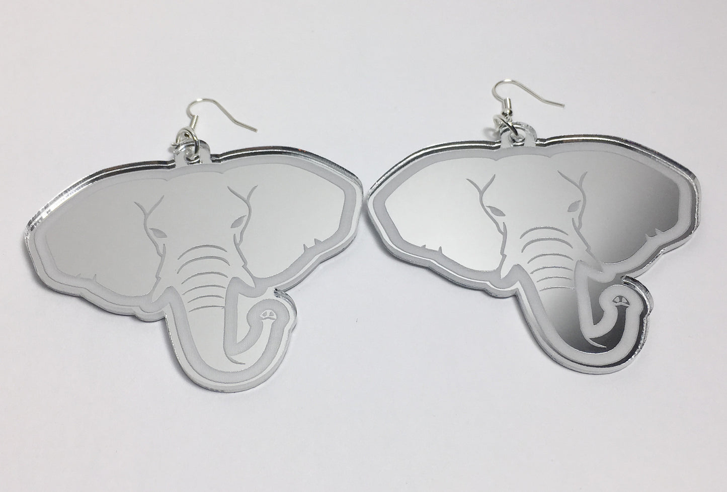 TRIXY STARR - Ganesha Earrings, Silver - The Giant Peach