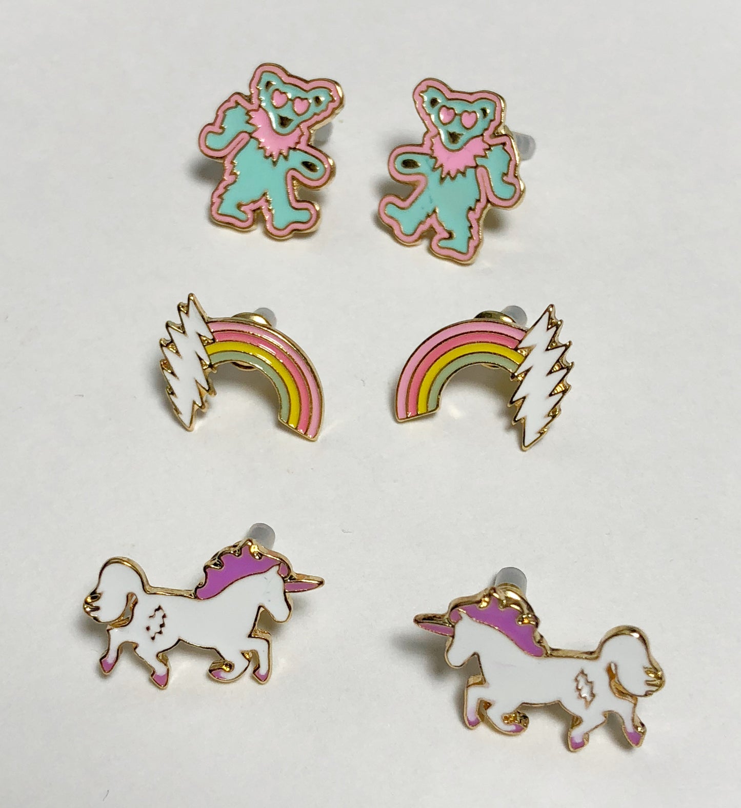 TRiXY STARR X GRATEFUL DEAD - Earring set, rainbow