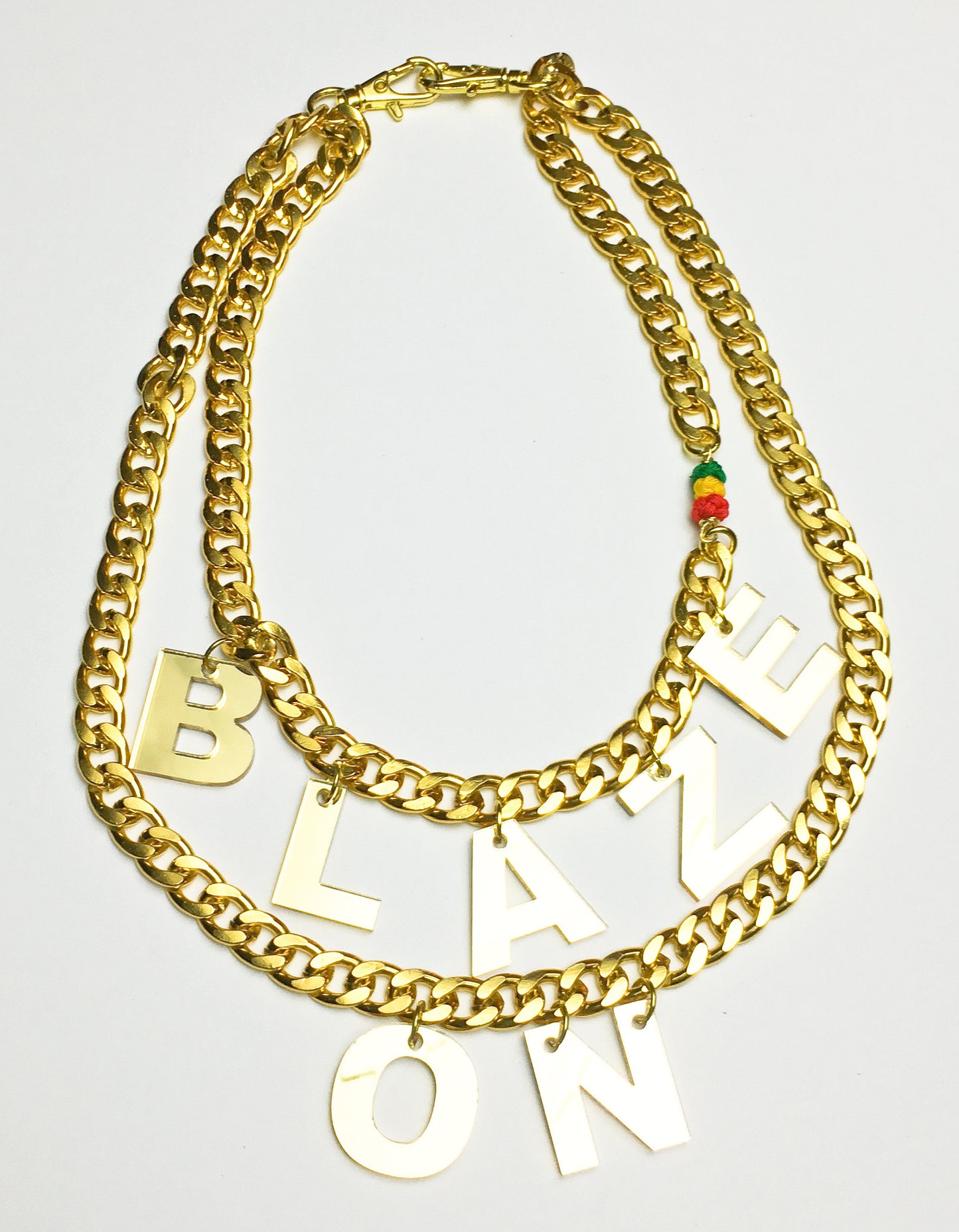 TRIXY STARR - Blaze On Necklace, Gold - The Giant Peach