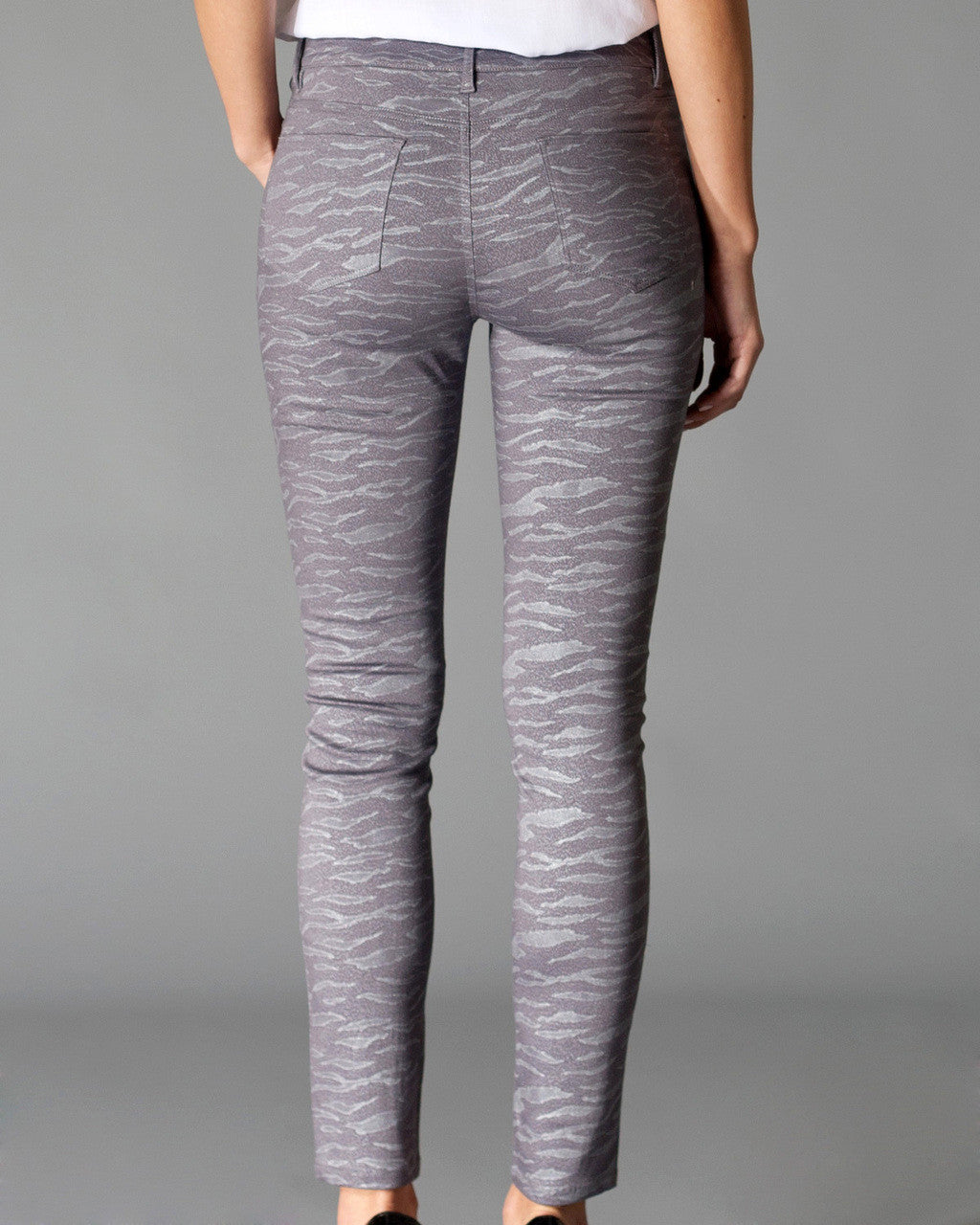 Spirit Animal Skinny Pants, Glittery Grey - The Giant Peach
