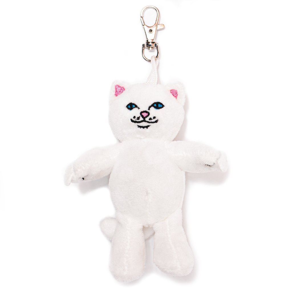 RIPNDIP - Lord Nermal Plush Keychain, White
