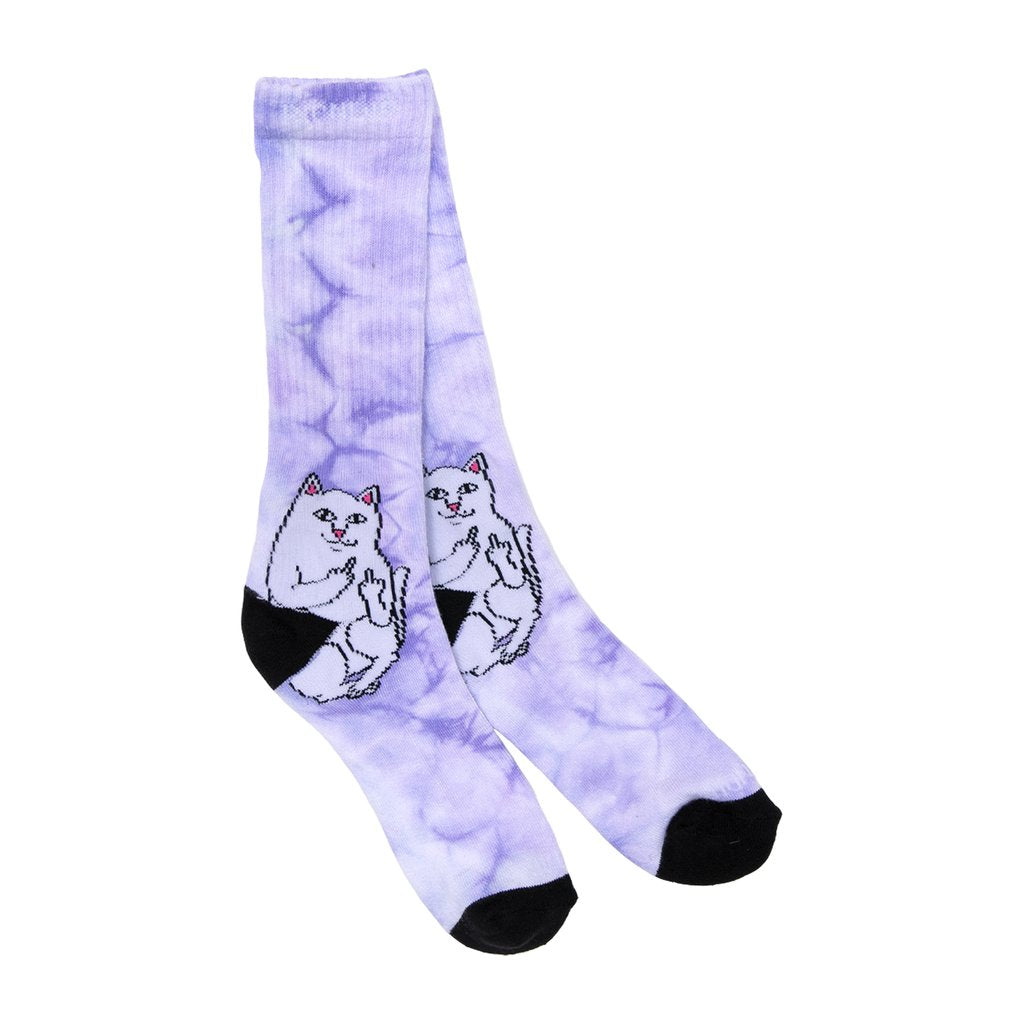 RIPNDIP - Lord Nermal Socks, Purple Tie Dye