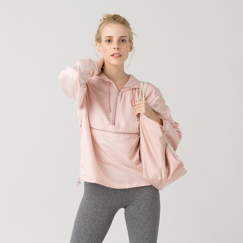 Thread & Supply - Lyanna Women's Windbreaker, Peachy Pink - The Giant Peach