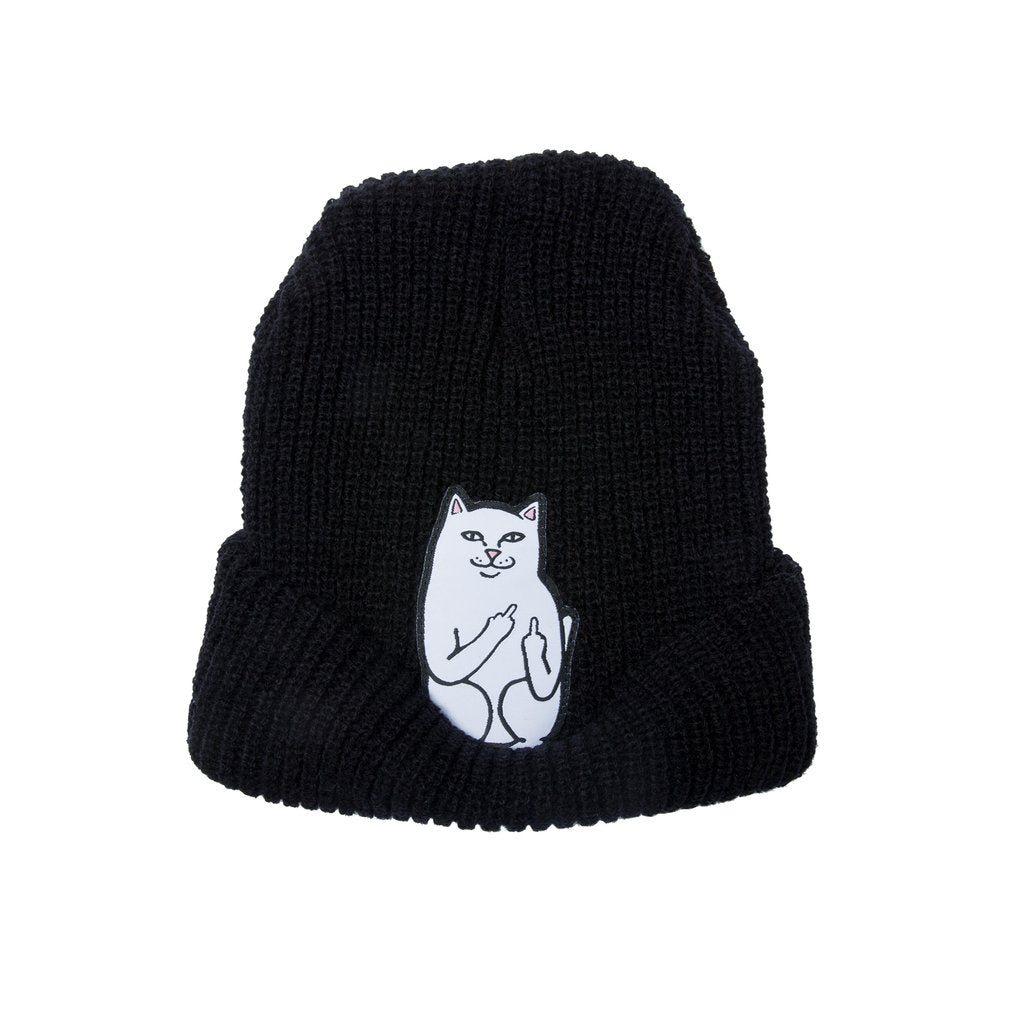 RIPNDIP - Lord Nermal Men's Ribbed Beanie, Black