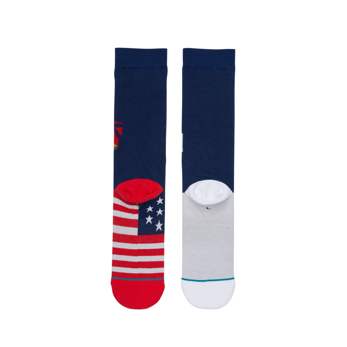 Stance x Street Fighter II - RYU vs KEN Men's Socks, Navy - The Giant Peach