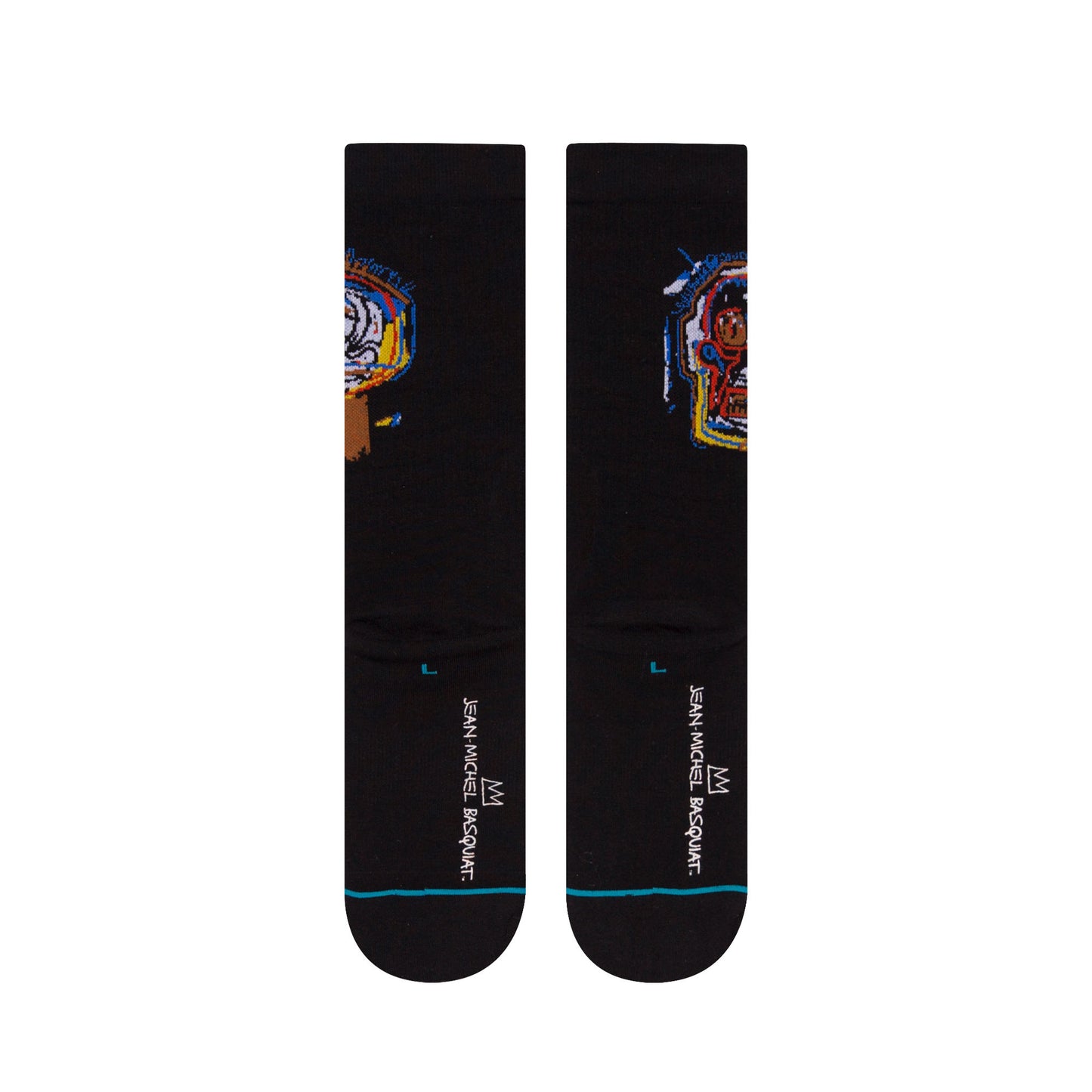 Stance x Basquiat - Head Case Men's Socks, Black