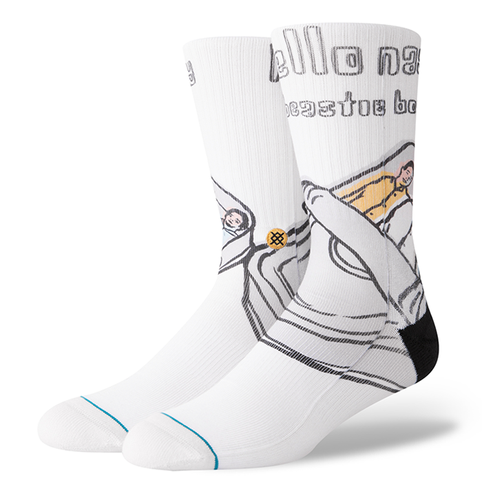 Stance x Beastie Boys - Hello Nasty Men's Socks, White