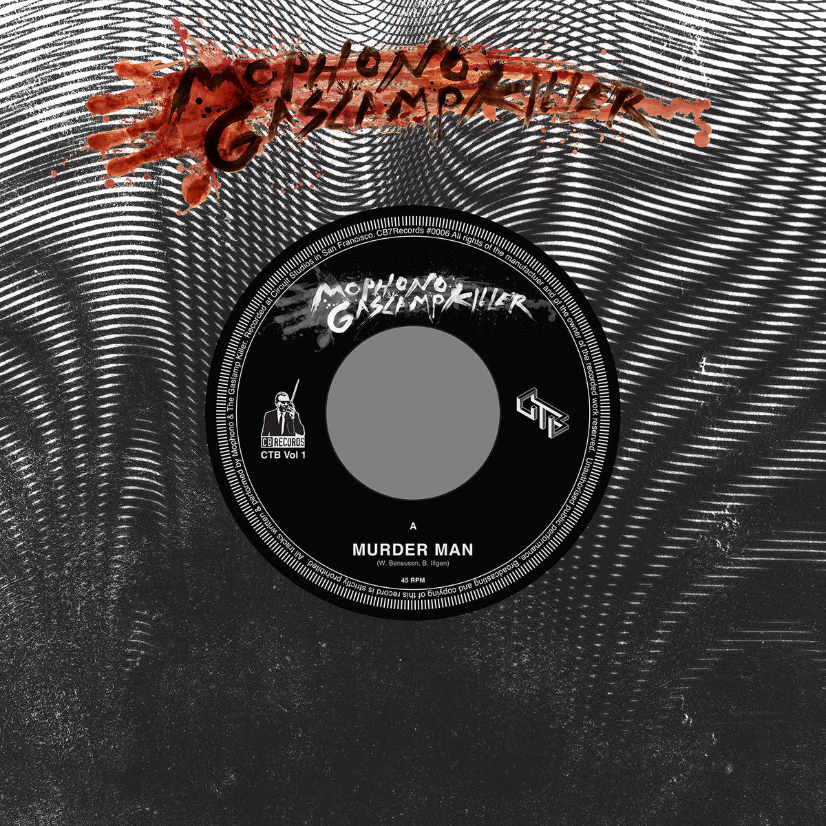 Mophono x The Gaslamp Killer - Murder Man 7" vinyl
