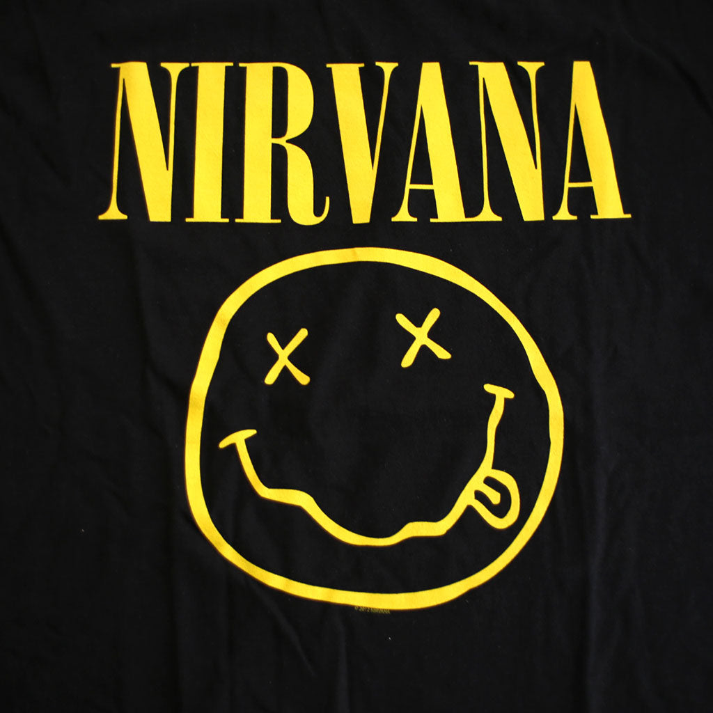 Nirvana - Smile Men's Tee, Black