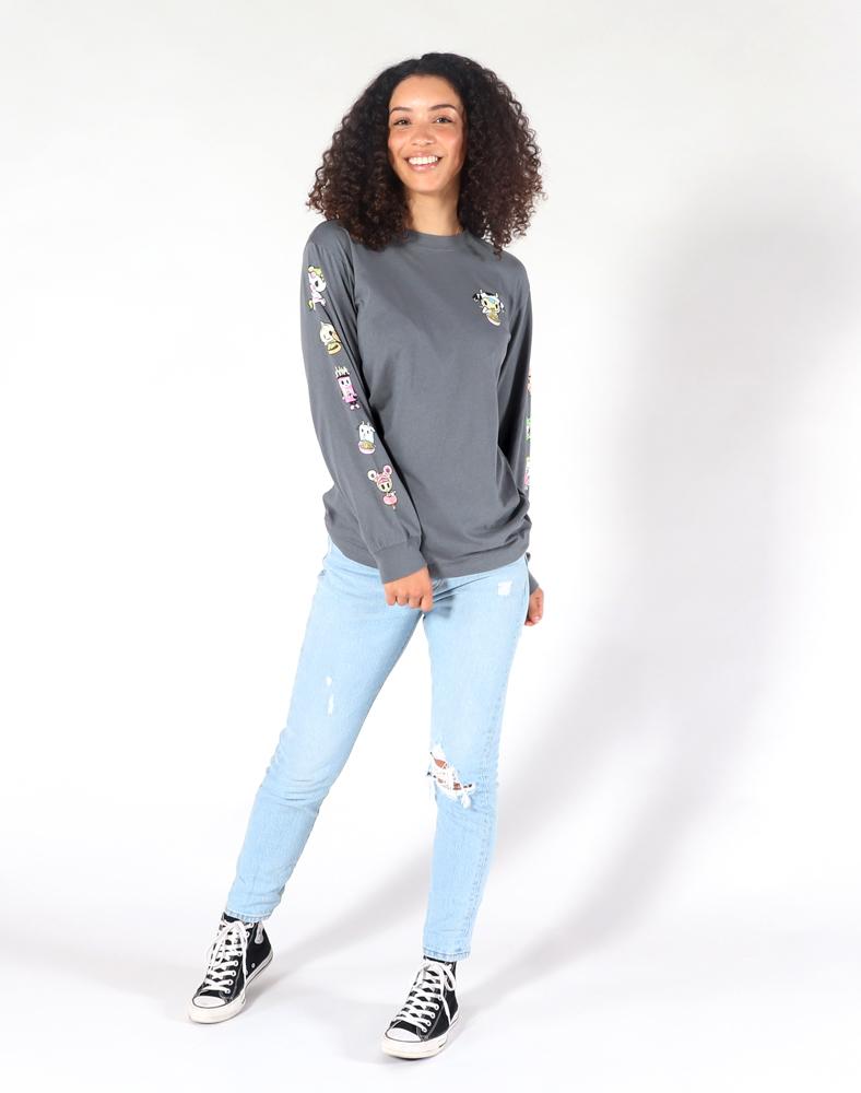 tokidoki Noodle Sleeves L/S Women's Tee, Storm