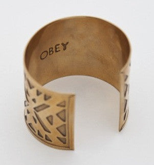 OBEY - The Horizon Bracelet, Antique Gold - The Giant Peach