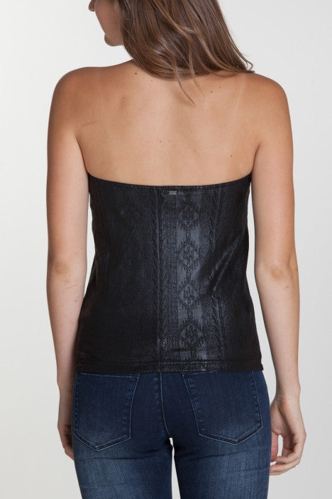 OBEY - Desert Rain Women's Tube Top, Black - The Giant Peach