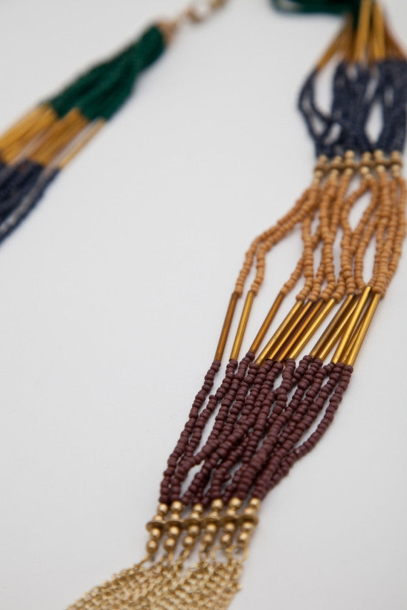 OBEY - Waterfalls Women's Necklace, Gold - The Giant Peach