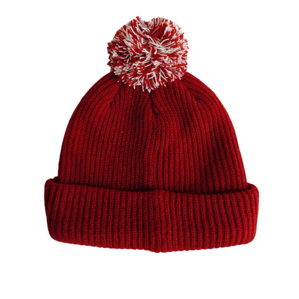 OBEY - Commissoner Pom Pom Beanie, Red