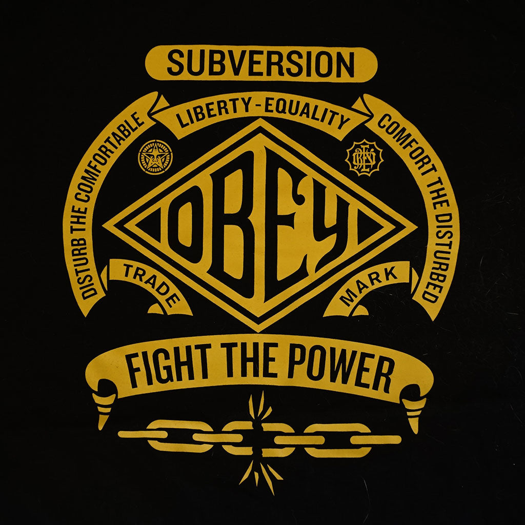 OBEY - Disturb The Comfortable Premium Men's Shirt, Black