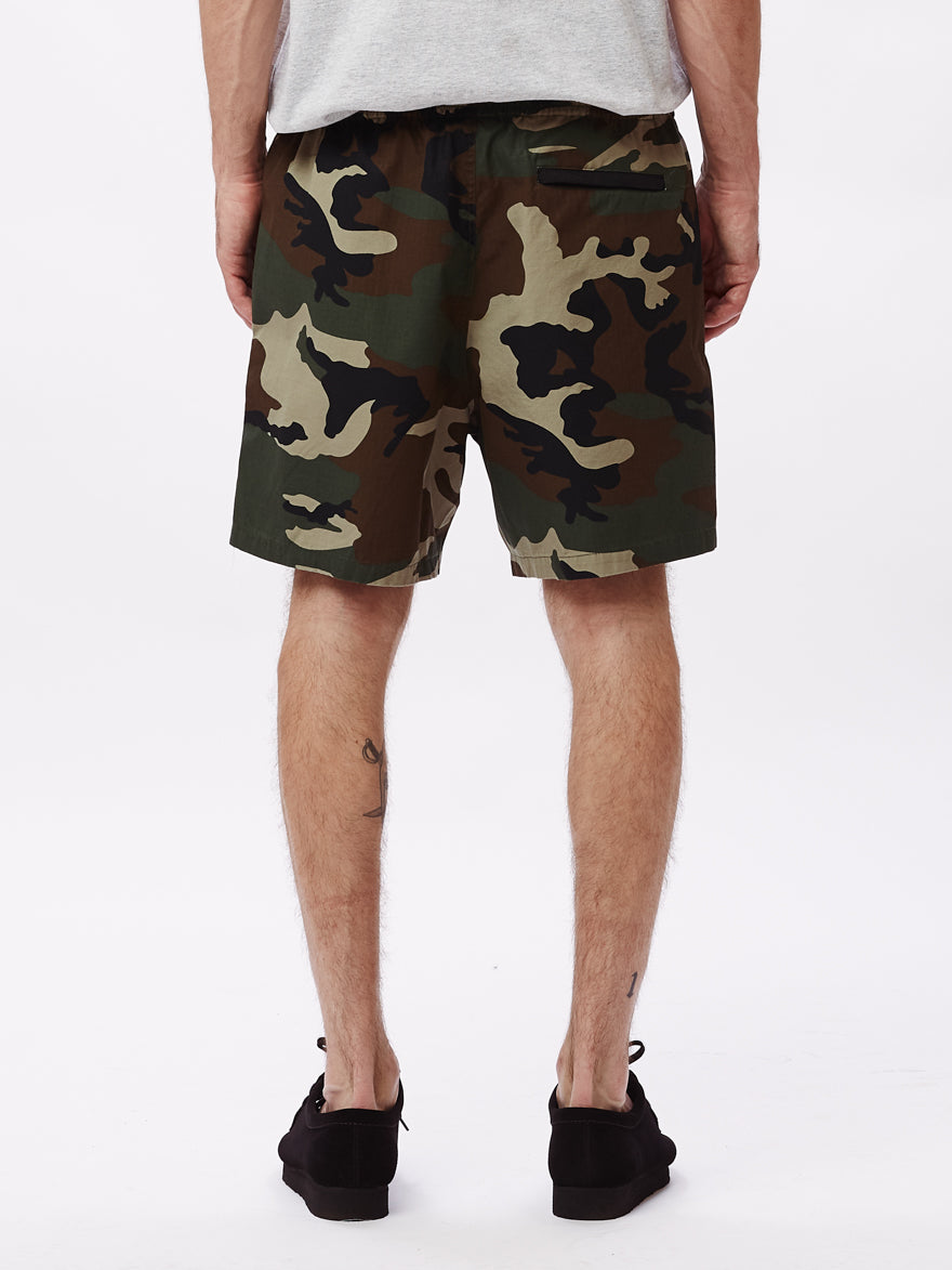 OBEY - Easy Relaxed Camo Men's Shorts, Field Camo