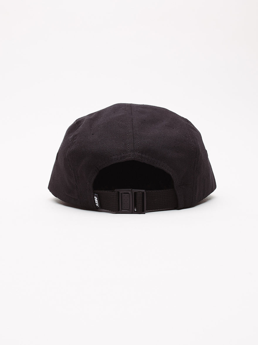 OBEY - Lush 5 Panel Hat, Black
