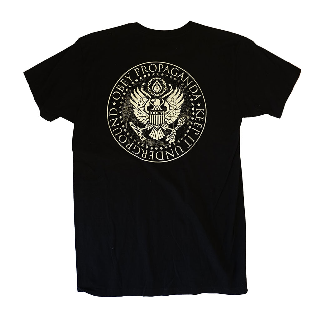 OBEY - Oil Eagle Premium Men's Shirt, Black