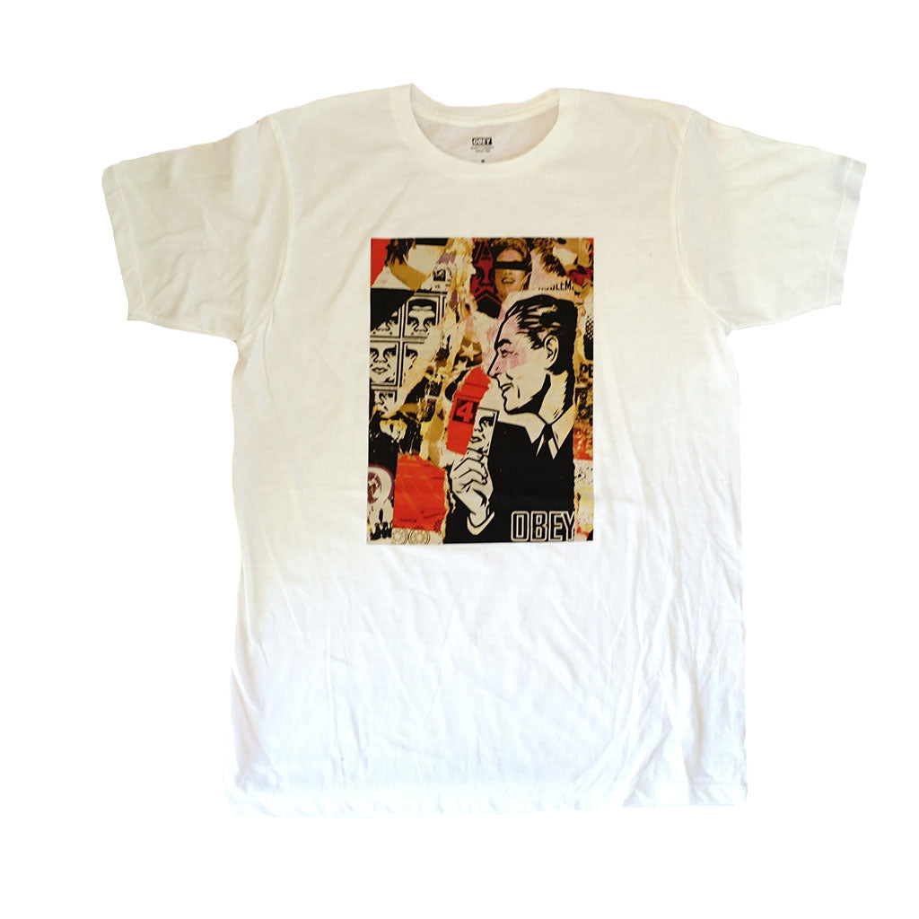 OBEY - Post No Bills Premium Men's Shirt, White