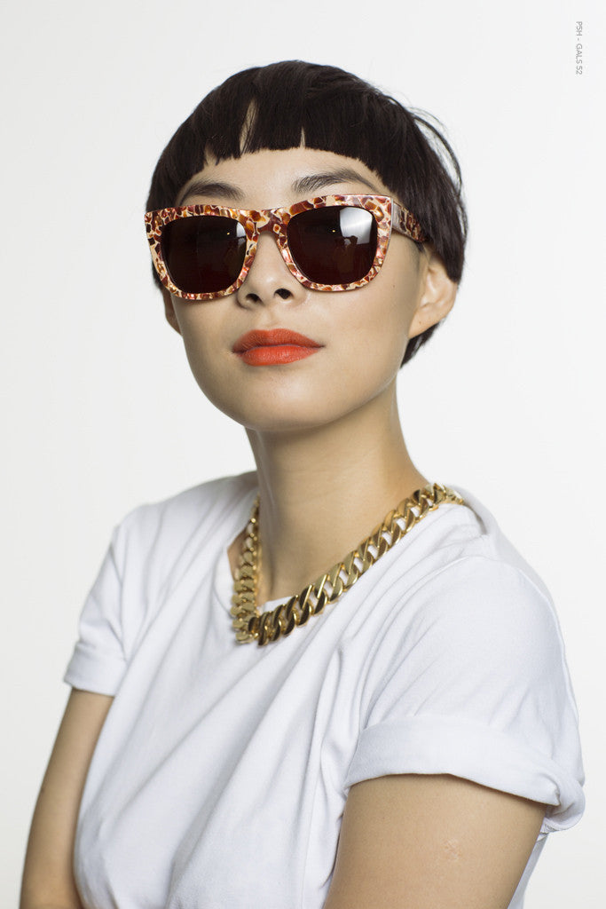 SUPER by Retrosuperfuture - Gals Fierce Lava Sunglasses - The Giant Peach