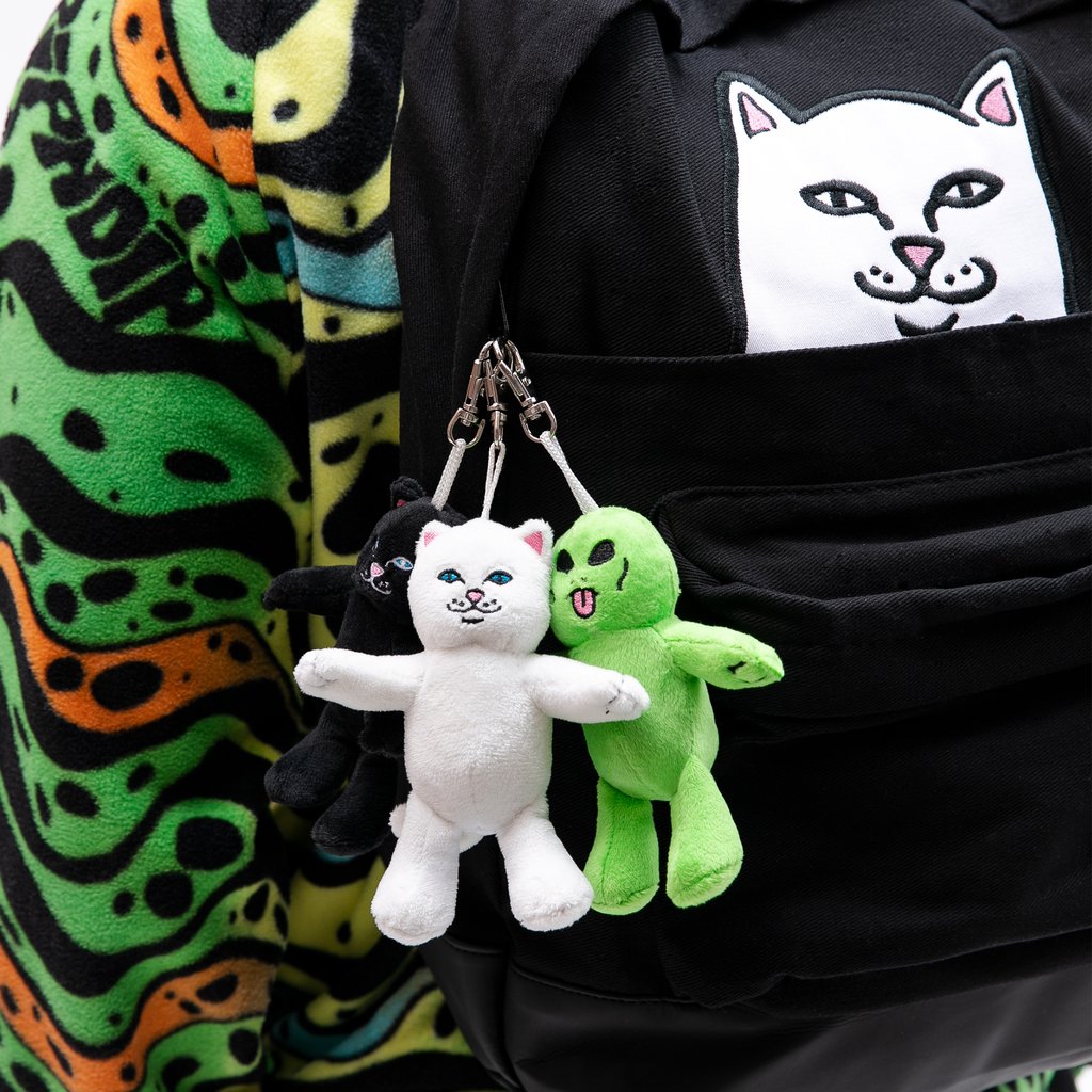 RIPNDIP - Lord Jermal Plush Keychain, Black