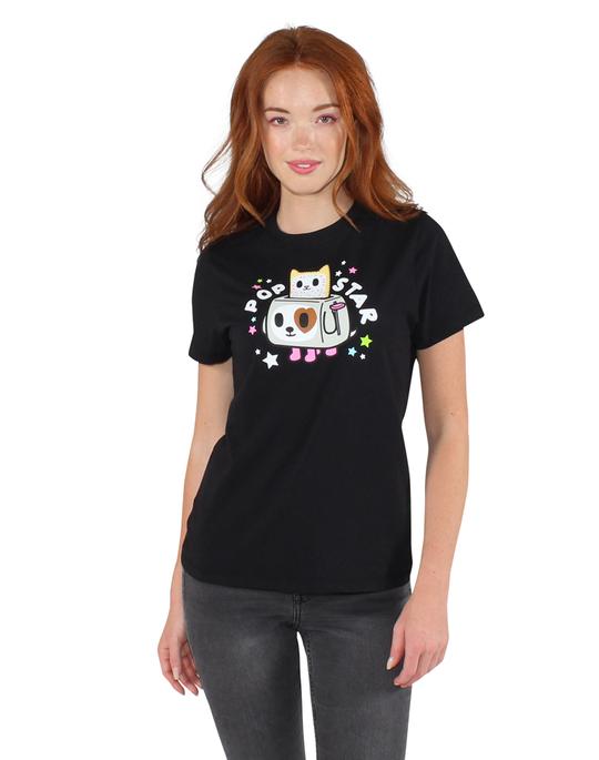 tokidoki - Pop Star Toast Women's Tee, Black