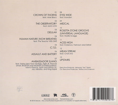 Rakaa Iriscience (of Dilated Peoples) - Crown of Thorns, CD - The Giant Peach