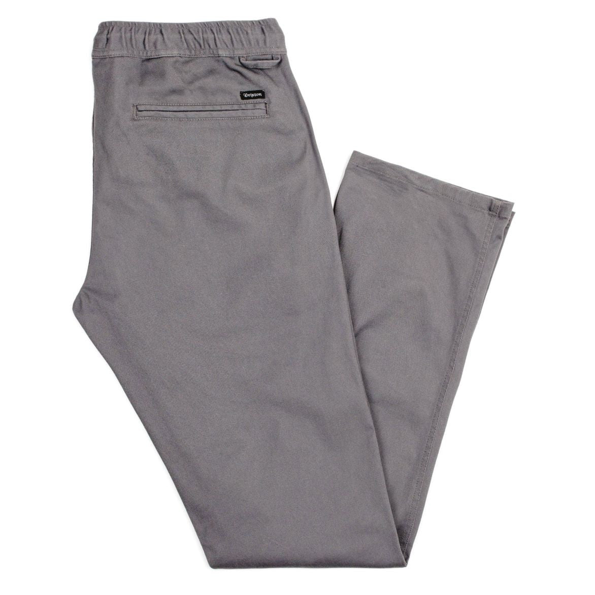 Brixton - Reserve Standard Fit Drawstring Men's Pants, Charcoal - The Giant Peach