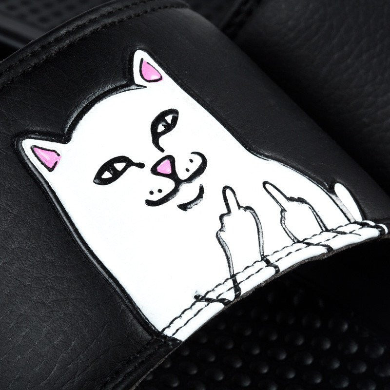 RIPNDIP - Lord Nermal Slides, Black - The Giant Peach