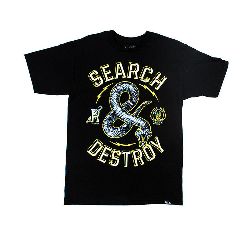 Rook - Destroy Men's Tee, Black - The Giant Peach