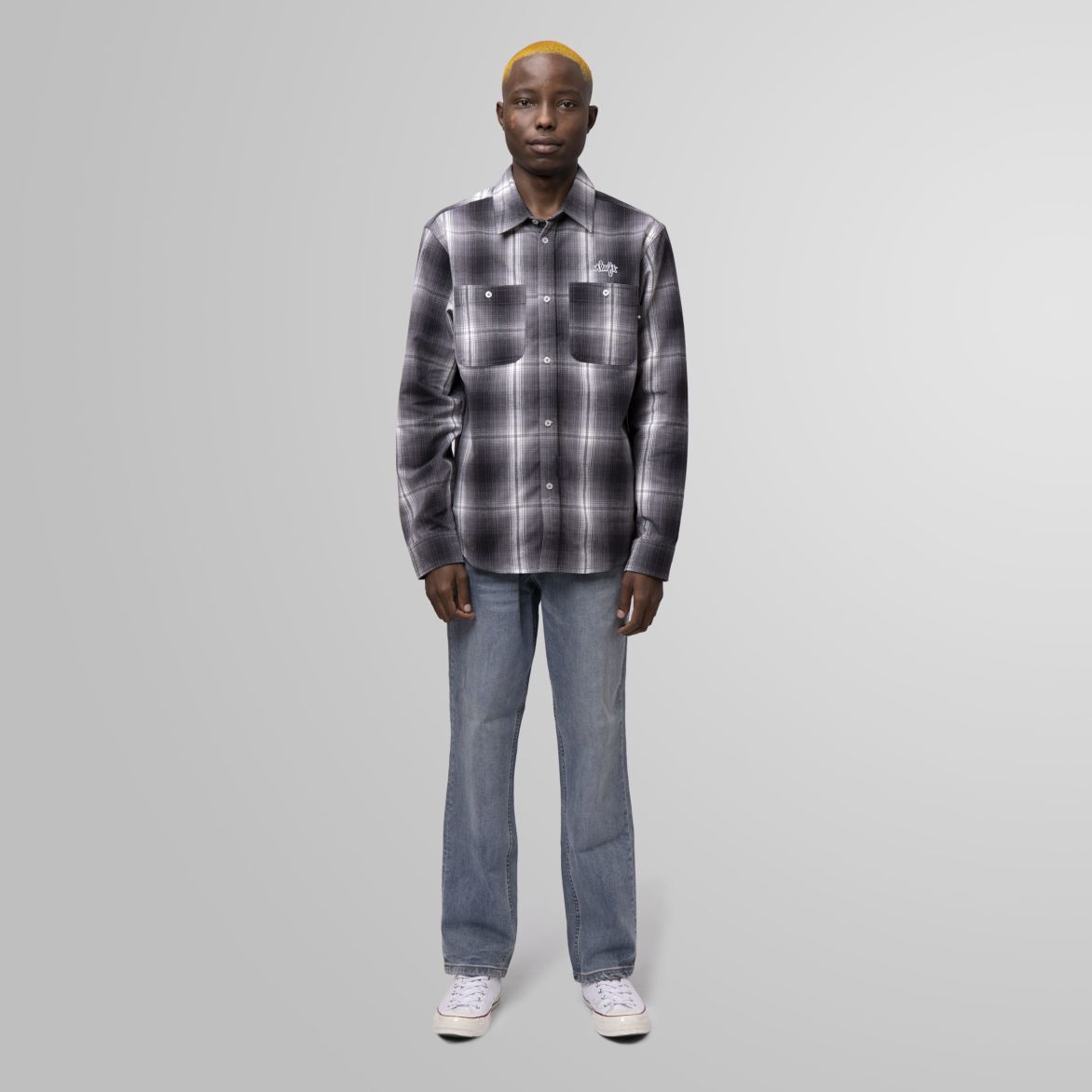 HUF - Sanford Men's Flannel, Black