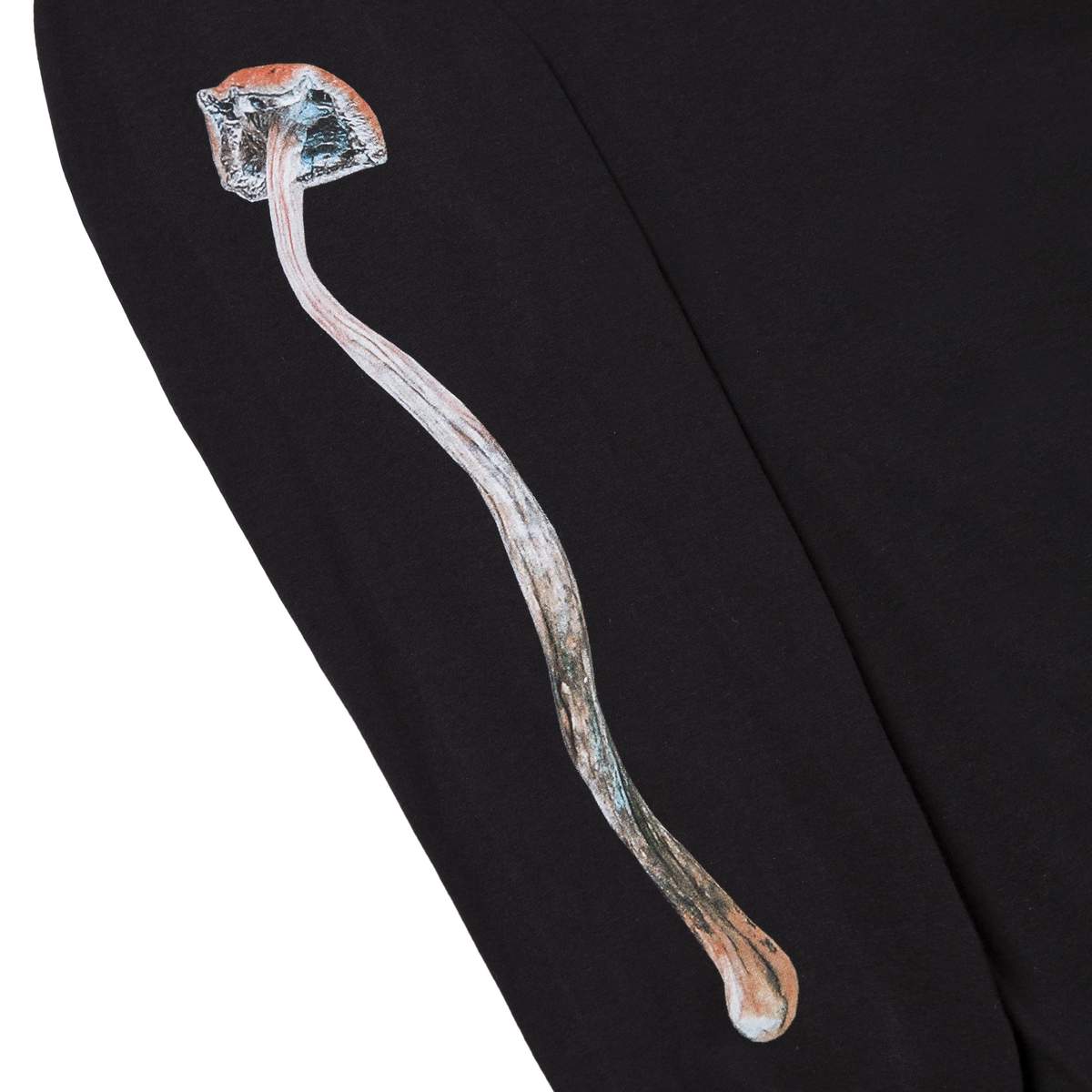 HUF x Pleasures - Spore L/S Tee, Black