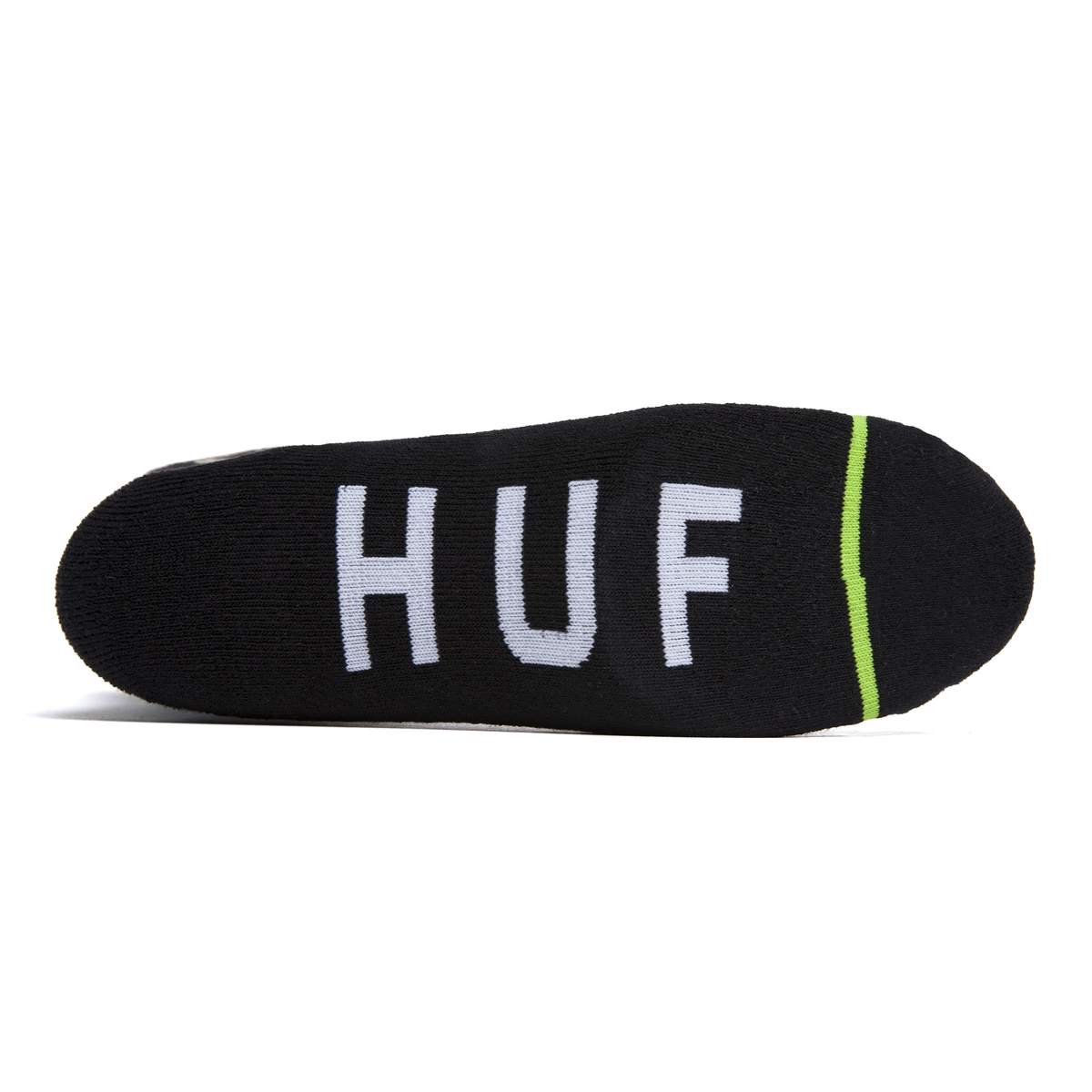 HUF x Pleasures - Spore Crew Socks, Black