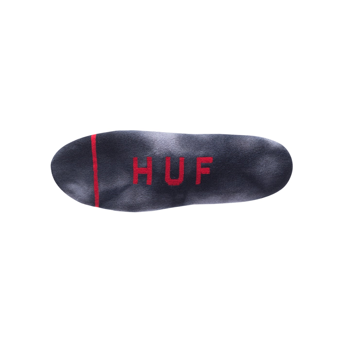 HUF Spot Dye Triple Triangle Crew Socks, Black